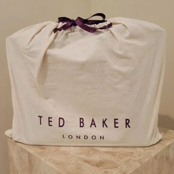 NWT Ted Baker 'Demmiee' Tote in Navy with Makeup Bag – Elegant Bow Detail - Picture 3 of 9